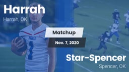 Matchup: Harrah  vs. Star-Spencer  2020