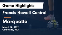 Francis Howell Central  vs Marquette  Game Highlights - March 18, 2022