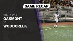 Recap: Oakmont  vs. Woodcreek  2015