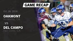 Recap: Oakmont  vs. Del Campo  2016