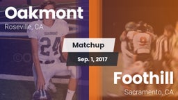 Matchup: Oakmont  vs. Foothill  2017