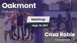 Matchup: Oakmont  vs. Casa Roble  2017