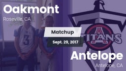 Matchup: Oakmont  vs. Antelope  2017