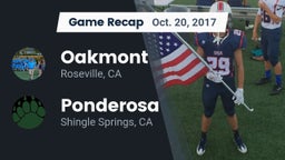 Recap: Oakmont  vs. Ponderosa  2017