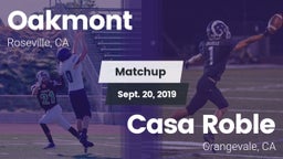 Matchup: Oakmont  vs. Casa Roble 2019