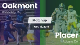 Matchup: Oakmont  vs. Placer  2019