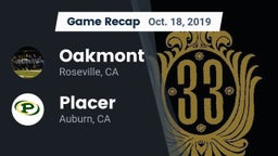 Recap: Oakmont  vs. Placer  2019