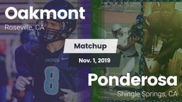 Matchup: Oakmont  vs. Ponderosa  2019