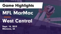 MFL MarMac  vs West Central Game Highlights - Sept. 14, 2019