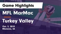 MFL MarMac  vs Turkey Valley  Game Highlights - Oct. 3, 2019