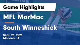 MFL MarMac  vs South Winneshiek  Game Highlights - Sept. 23, 2023