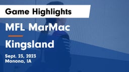 MFL MarMac  vs Kingsland  Game Highlights - Sept. 23, 2023