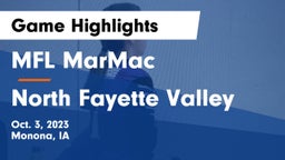 MFL MarMac  vs North Fayette Valley Game Highlights - Oct. 3, 2023
