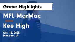 MFL MarMac  vs Kee High Game Highlights - Oct. 10, 2023