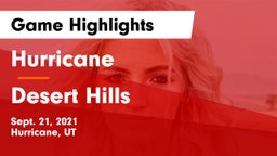 Hurricane  vs Desert Hills  Game Highlights - Sept. 21, 2021