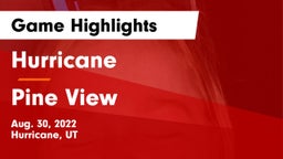 Hurricane  vs Pine View  Game Highlights - Aug. 30, 2022