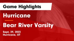 Hurricane  vs Bear River Varsity  Game Highlights - Sept. 29, 2023