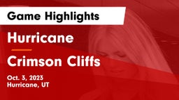 Hurricane  vs Crimson Cliffs  Game Highlights - Oct. 3, 2023