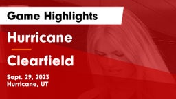 Hurricane  vs Clearfield  Game Highlights - Sept. 29, 2023