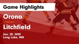 Orono  vs Litchfield  Game Highlights - Jan. 28, 2020