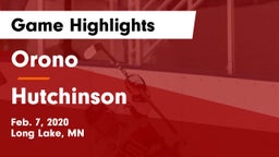 Orono  vs Hutchinson  Game Highlights - Feb. 7, 2020