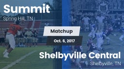 Matchup: Summit  vs. Shelbyville Central  2017