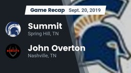 Recap: Summit  vs. John Overton  2019