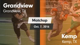 Matchup: Grandview High vs. Kemp  2016