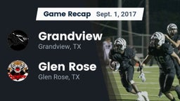 Recap: Grandview  vs. Glen Rose  2017