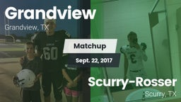 Matchup: Grandview High vs. Scurry-Rosser  2017