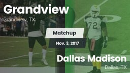 Matchup: Grandview High vs. Dallas Madison  2017