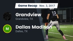 Recap: Grandview  vs. Dallas Madison  2017