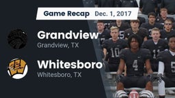 Recap: Grandview  vs. Whitesboro  2017