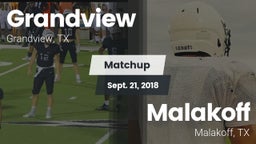 Matchup: Grandview High vs. Malakoff  2018