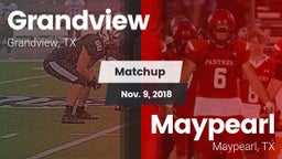 Matchup: Grandview High vs. Maypearl  2018
