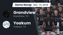 Recap: Grandview  vs. Yoakum  2018