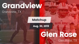 Matchup: Grandview High vs. Glen Rose  2019