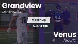 Matchup: Grandview High vs. Venus  2019