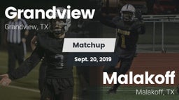 Matchup: Grandview High vs. Malakoff  2019