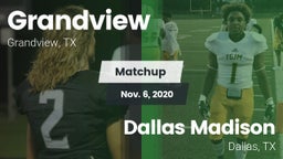 Matchup: Grandview High vs. Dallas Madison  2020