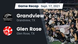 Recap: Grandview  vs. Glen Rose  2021