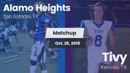 Matchup: Alamo Heights High vs. Tivy  2018