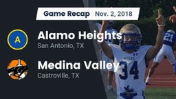 Recap: Alamo Heights  vs. Medina Valley  2018