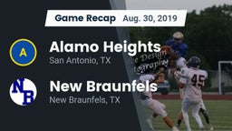 Recap: Alamo Heights  vs. New Braunfels  2019