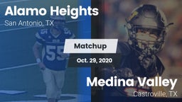 Matchup: Alamo Heights High vs. Medina Valley  2020