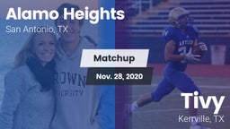 Matchup: Alamo Heights High vs. Tivy  2020