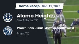 Recap: Alamo Heights  vs. Pharr-San Juan-Alamo Southwest  2020