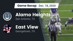 Recap: Alamo Heights  vs. East View  2020