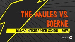 Alamo Heights football highlights THE MULES vs. Boerne
