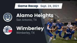 Recap: Alamo Heights  vs. Wimberley  2021